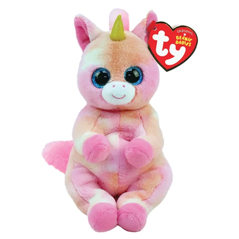 25cm Ty Beanie Bellie Rosa Unicornio Peluche Suave Lindo Animal Muneca Azul Conejo De Orejas Grandes Ninos Ano Nuevo Shopee Chile