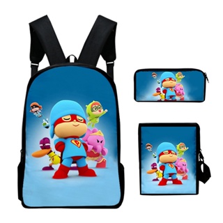 3pcs Disney Stitch Kids Backpack Set con impresión de puntada de dibujos  animados - Estuche de lápiz