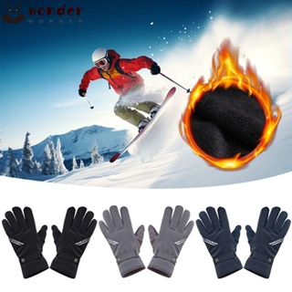 Guantes de invierno para mujer, guantes térmicos de lana resistentes al  frío, resistentes al viento, cálidos para correr al aire libre, guantes de  esquí – Los mejores productos en la tienda online