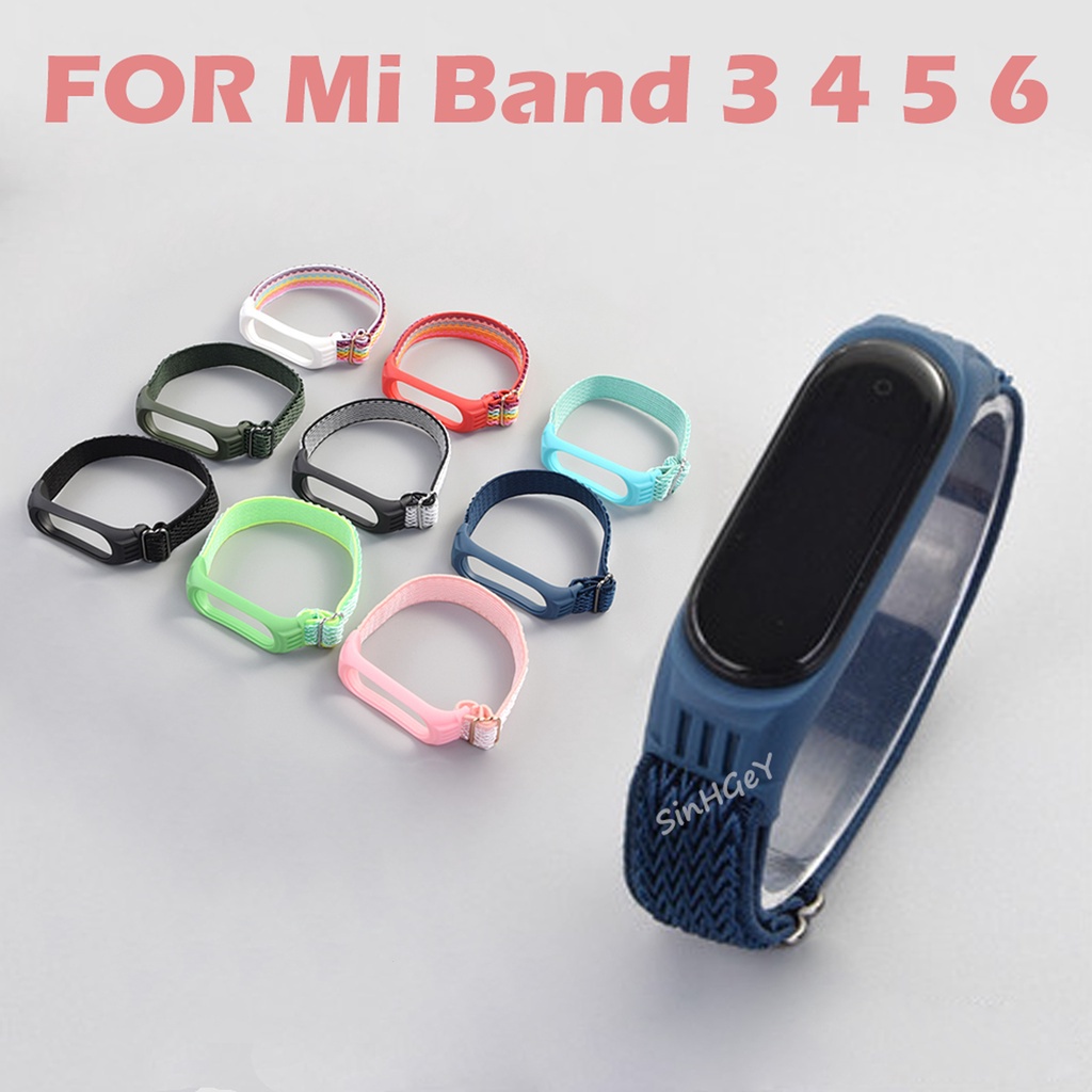 Correa Para Mi Band Nylon Xiaomi Elasticidad Pulsera De