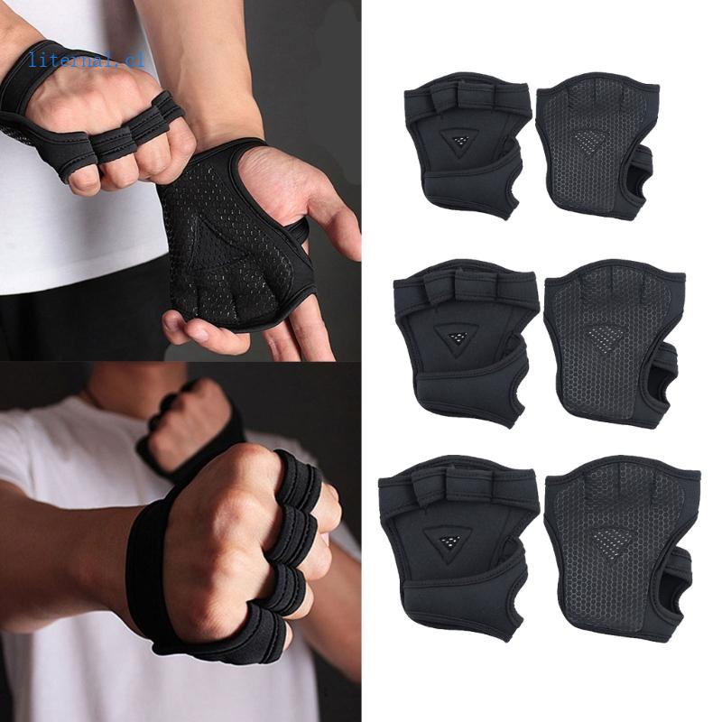  Guantes deportivos para levantamiento de pesas para hombre y  mujer, guantes deportivos antideslizantes y transpirables para entrenamiento  cruzado, guantes de cuero lavables con soporte para muñeca, ejercicio de  fitness, guante de