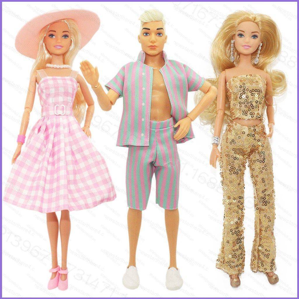 Disfraz de pareja de Barbie y Ken para adulto