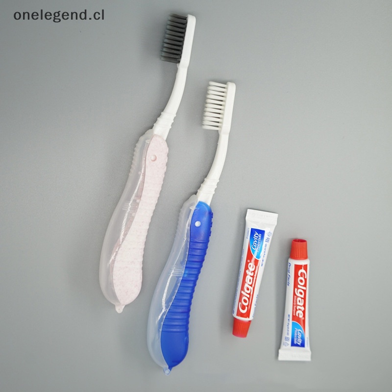 Cepillo de dientes plegable de viaje, 2 piezas, cepillo de dientes suave  portátil, pequeño cepillo de dientes de viaje plegable para viajes,  camping