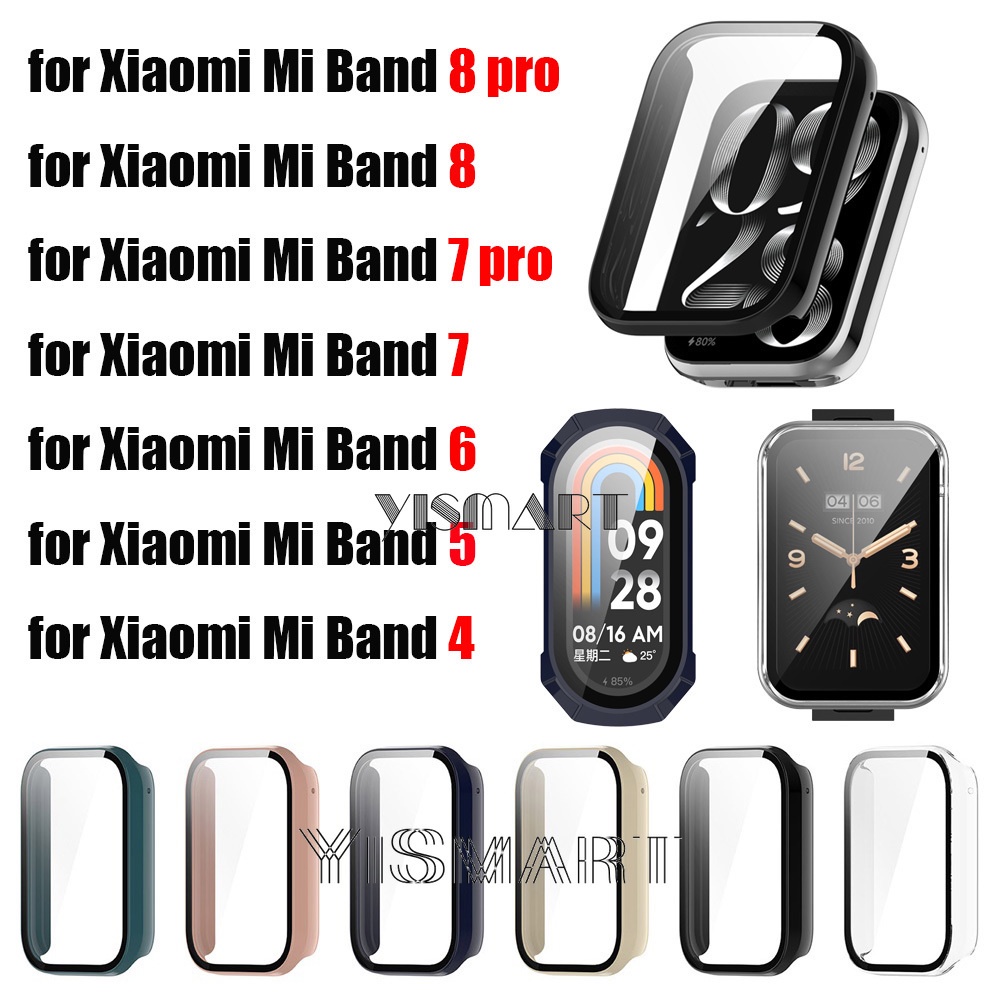 Para Xiaomi Mi Band 7 Pro Estuche protector integrado para PC +