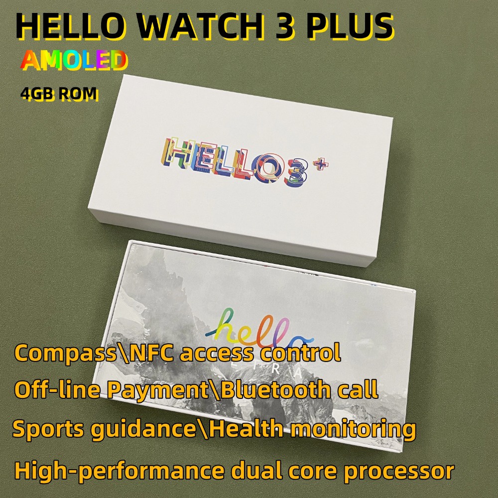 Reloj Inteligente Hello Watch 3 Plus Amoled Ultra 4gb Original