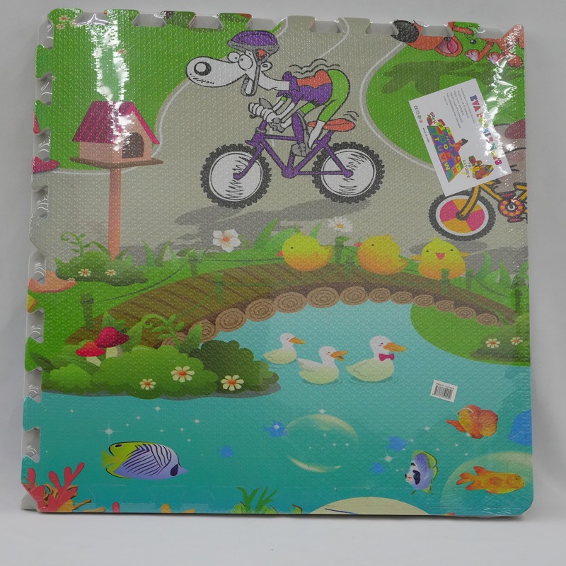 Intex Estera de protección de suelo Puzzle (L x An: 50 x 50 cm, Azul)