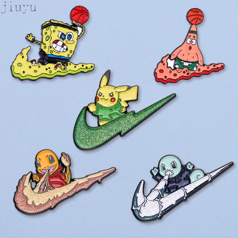 Pokémon De Dibujos Animados PiKaChu Tortuga Esmalte Pin Broches Bob ...