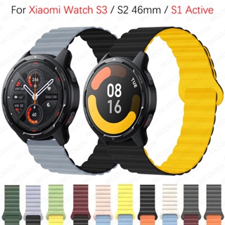 Correa de Metal de acero inoxidable para Xiaomi Watch S1 Active Mi Watch,  pulsera de reloj inteligente, accesorios de pulsera, versión Global