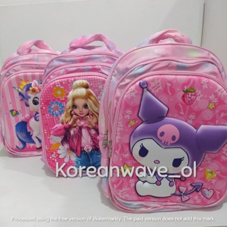 Mini mochila de princesa de Disney para niñas, niños, paquete de 3 piezas  de suministros escolares con bolsa escolar de princesa pequeña de 11