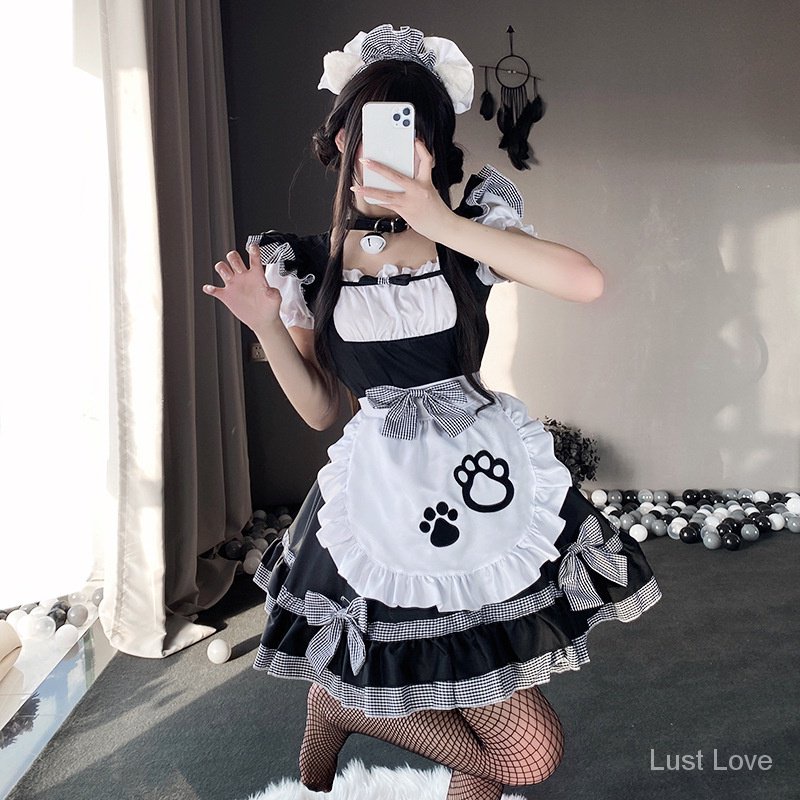 Anime Kanroji Mitsuri Cosplay Disfraz Cosplay Sexy Costume Mujeres Negro  Vestido Blanco Kimono