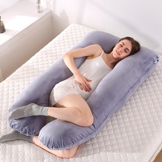 Almohada de cuerpo completo para mujeres embarazadas, cojín cómodo en forma  de C, soporte para dormir - AliExpress