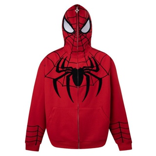 Chaqueta de Spider-Man para niños, Sudadera con capucha para bebés, ropa de  otoño, cárdigan, Top cálido, regalo de cumpleaños, nuevo - AliExpress