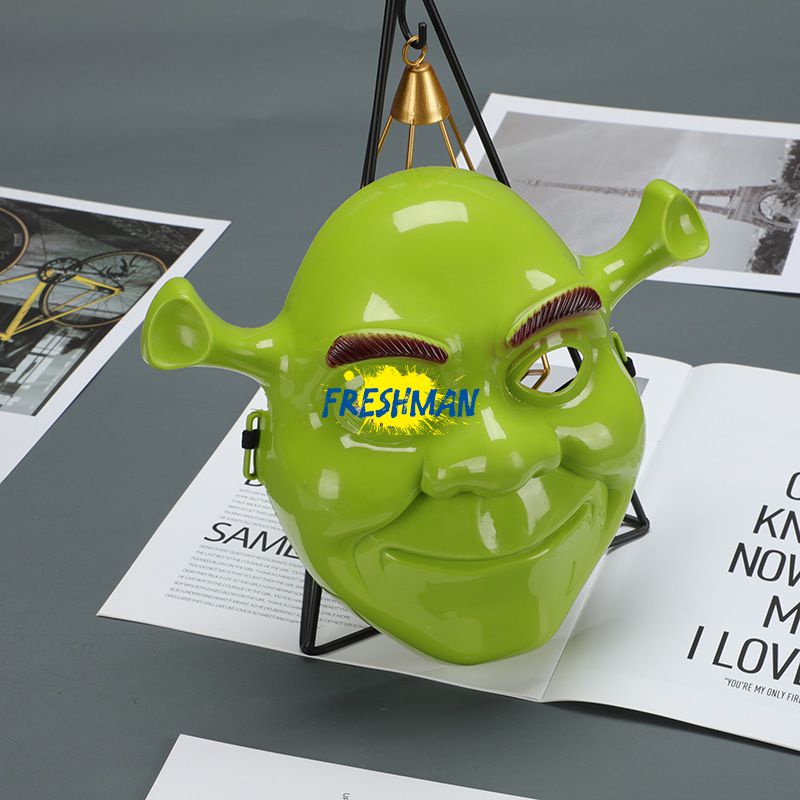 Máscara de Halloween Máscaras de Shrek de PVC verde Película Cosplay