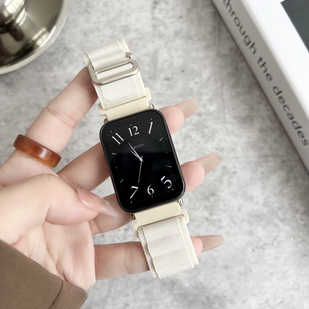 Correa de reloj inteligente para Xiaomi Mi Band 7 Pro Milan Correa  magnética de metal (Plata)