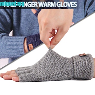 deportes calientes medio dedo guantes polar flip top invierno hombre  fingerless guantes