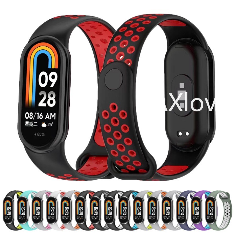 Malla Camuflada Para Xiaomi Mi Band 5 Y 6 Correa Silicona