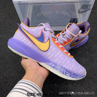 Zapatillas Básquetbol Hombre Nike Lebron Witness V Morado