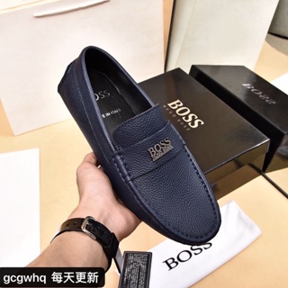 Recomendar Original 2021 Hugo Bos Zapatillas De Cuero Para Hombres Zapatos  Bajos