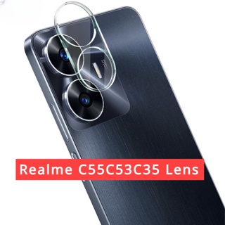 Realme C55 - Funda protectora para Realme C55 (6.72), 3 protectores de  vidrio templado, funda de silicona suave a prueba de golpes, con soporte de