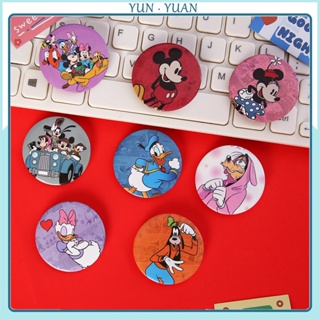 Disney-plato de cerámica creativo para el hogar, vajilla Kawaii de dibujos  animados de Mickey Mouse, Minnie Mouse, Pato Donald, Daisy y pato