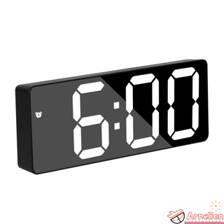 1pc, Reloj Despertador Digital Control Voz Temperatura Snooze Modo