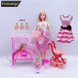 barbie con bebe en la panza - Descuento online 