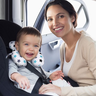 Almohada de viaje para bebés, Almohada de apoyo para la cabeza y el cuello  del bebé para silla de auto, cochecito, para Navidad para bebés de 0-1 años