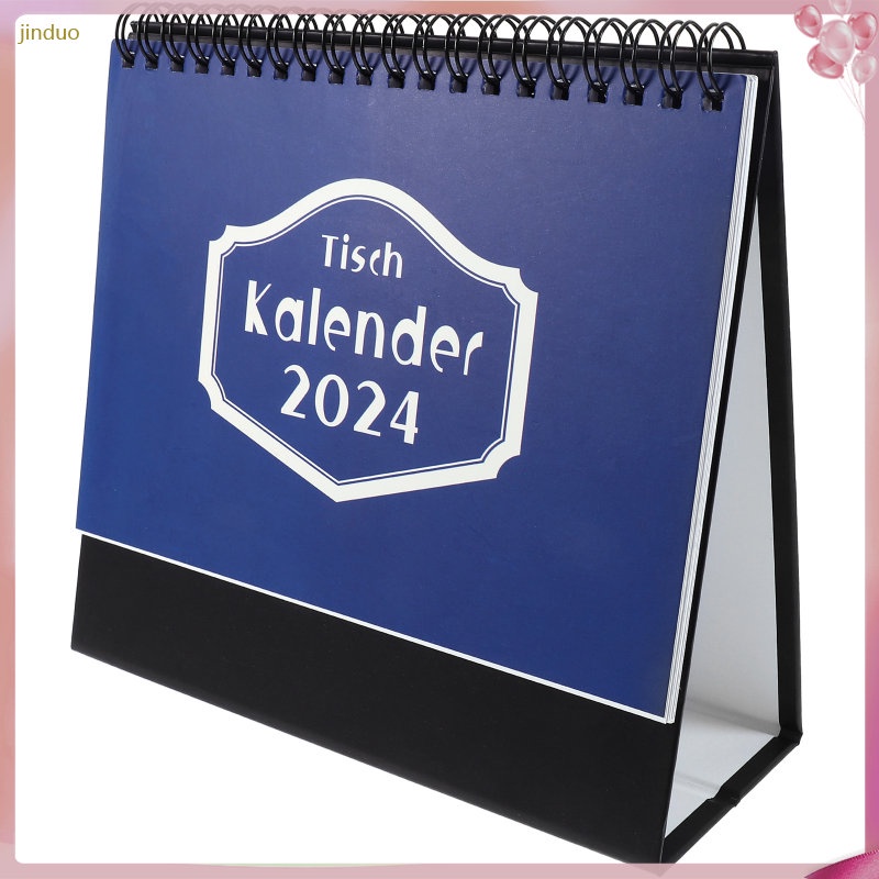 2024 Calendario De Mesa Escritorio Mensual Mini Adornos Decoración Delicada  De Pie Vertical Bolsillo Arriba Oficina Estudiante jinduo
