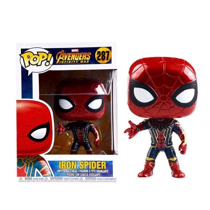 Funko Pop Figura De Marvel Avengers Capitán América Iron Man Spider ...