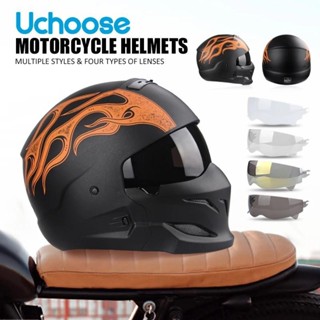 Casco de motocicleta discount depredador