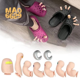 Set Niña 3d Charms Jibz Crocs Sandalias Accesorios Kawaii