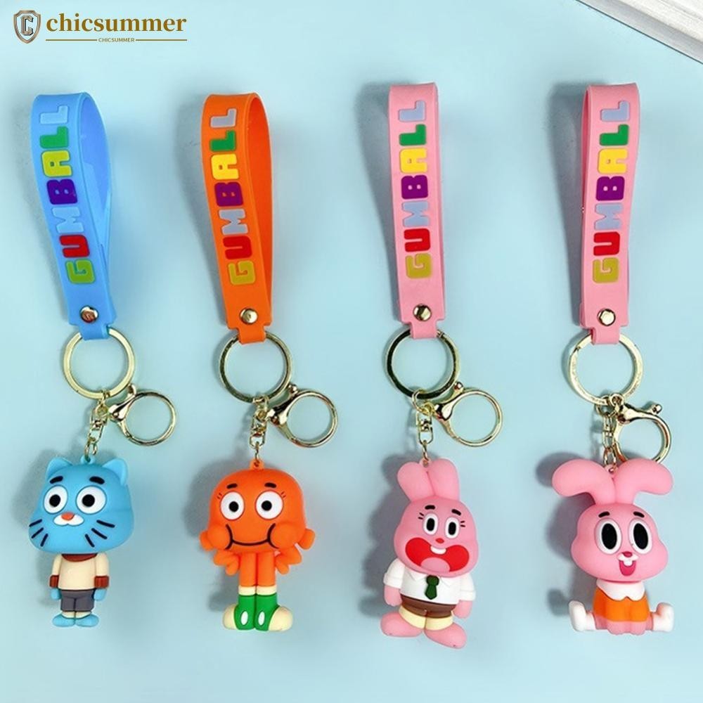 CHICSUMMER Lindo Dibujo Animado Increíble Mundo De Gumball Anime Figurilla  Llavero Mujeres Mochila Colgante Niños Niñas Fiesta De Cumpleaños Regalos  H4R2 | Shopee Chile