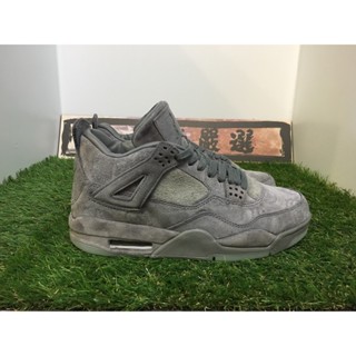 Jordan 4 gris gamuza hot sale