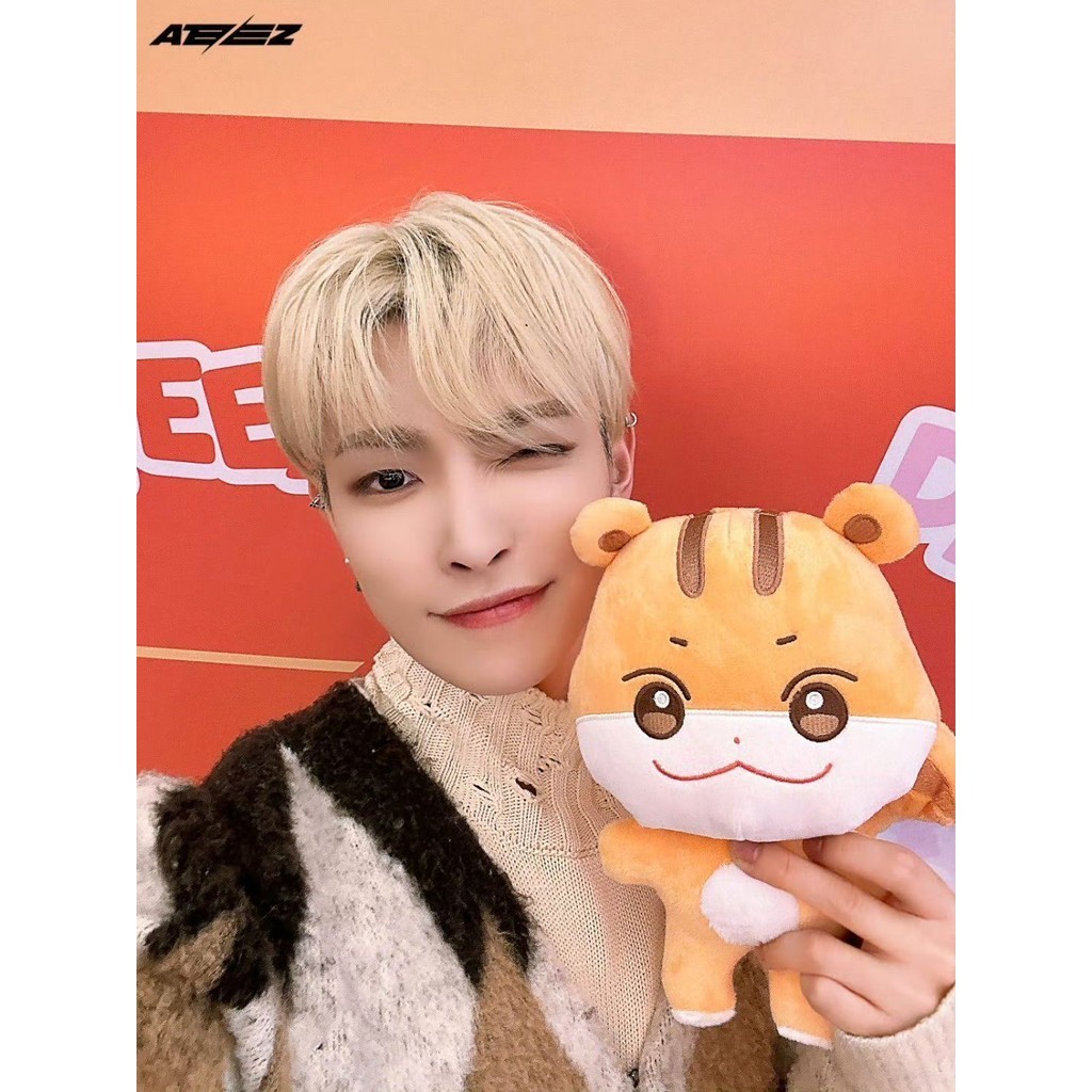 Kpop ATEEZ Hongjoong Seonghwa Muñeca De Peluche Aniteez Flash | Shopee ...