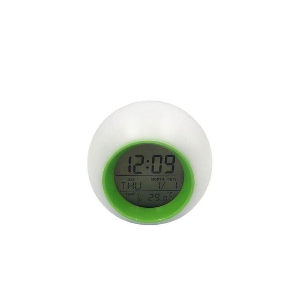 BARRY1 Reloj Digital LED Despertador Redondo De Sonido Natural Para Ninos Temporizador De Cabecera Colorido De Control Tactil Relojes De Mesa Luminosos Oficina Shopee Chile