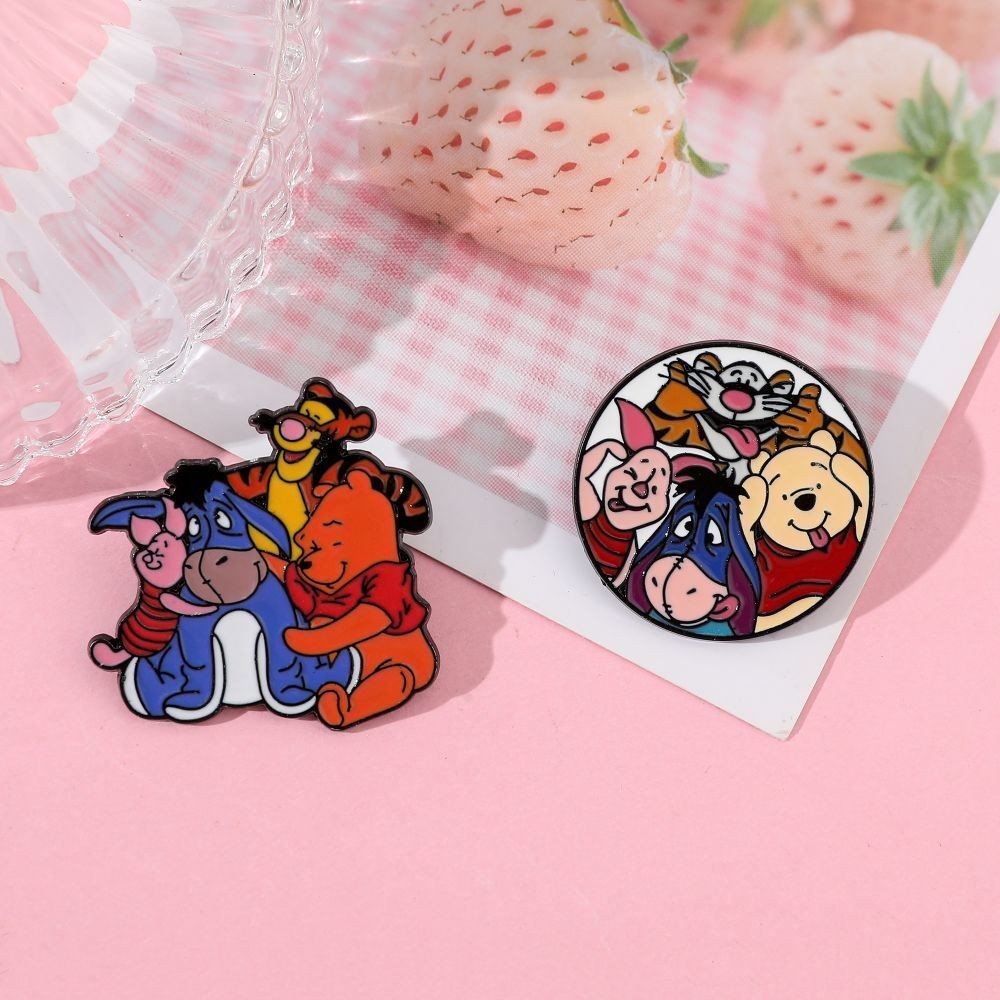 Spot goods Dibujos Animados Anime Winnie The Pooh Broche Tigger Piglet ...