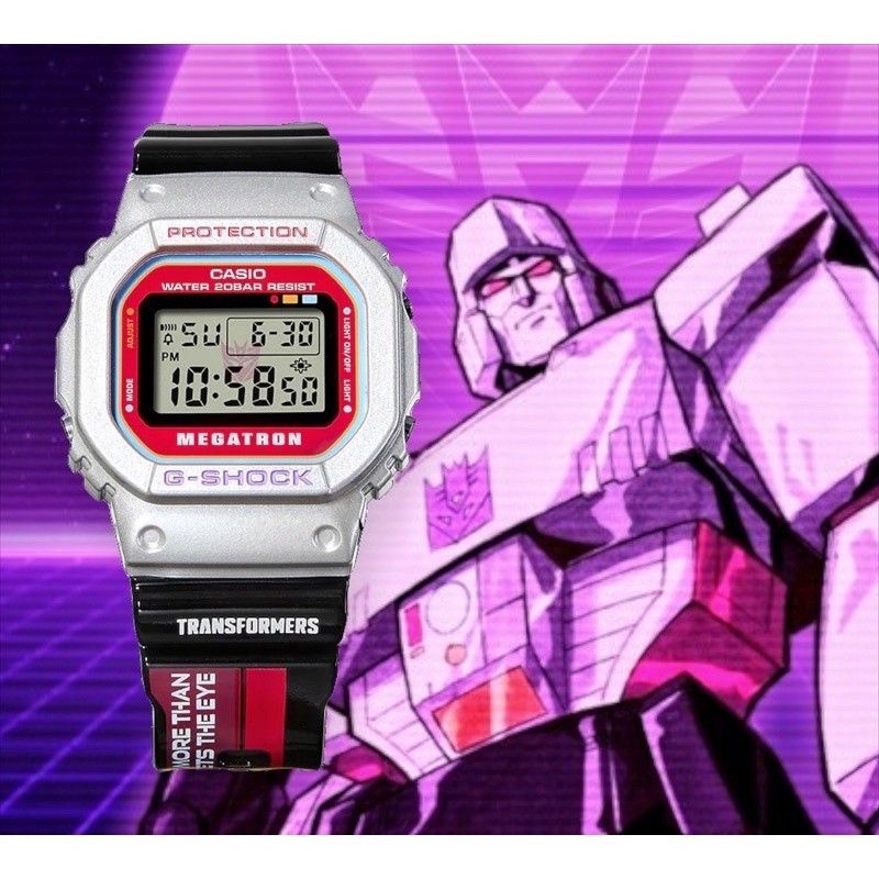 Casio G-SHOCK DW-5600 Reloj Deportivo Mega X Transformer 80s