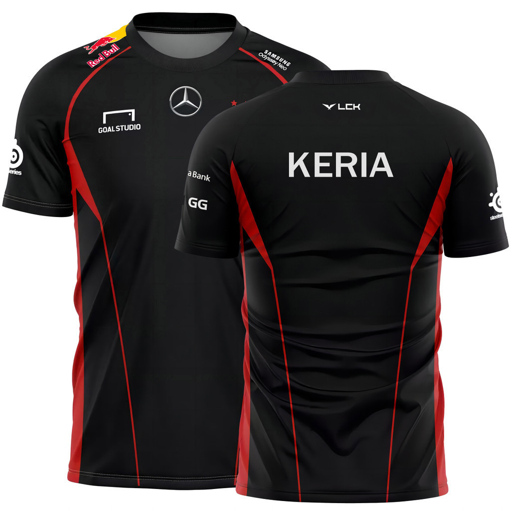 LCK 2024 T1 Uniforme Polera FAKER Keria Gumayusi Oner Zues Equipo