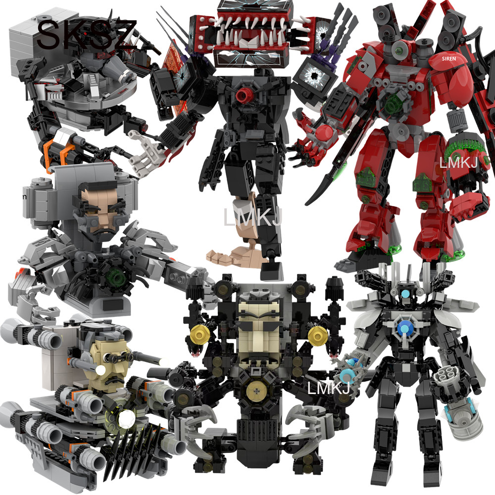 Compatible Con Lego Zombie Skibidi Toilet Titan Bloques De