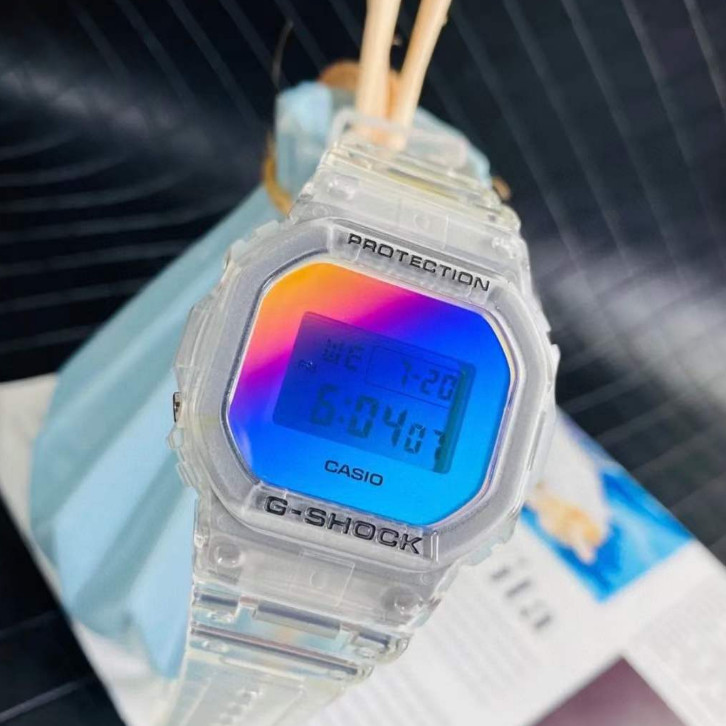 Casio G-SHOCK DW-5600 Reloj Deportivo Mega X Transformer 80s