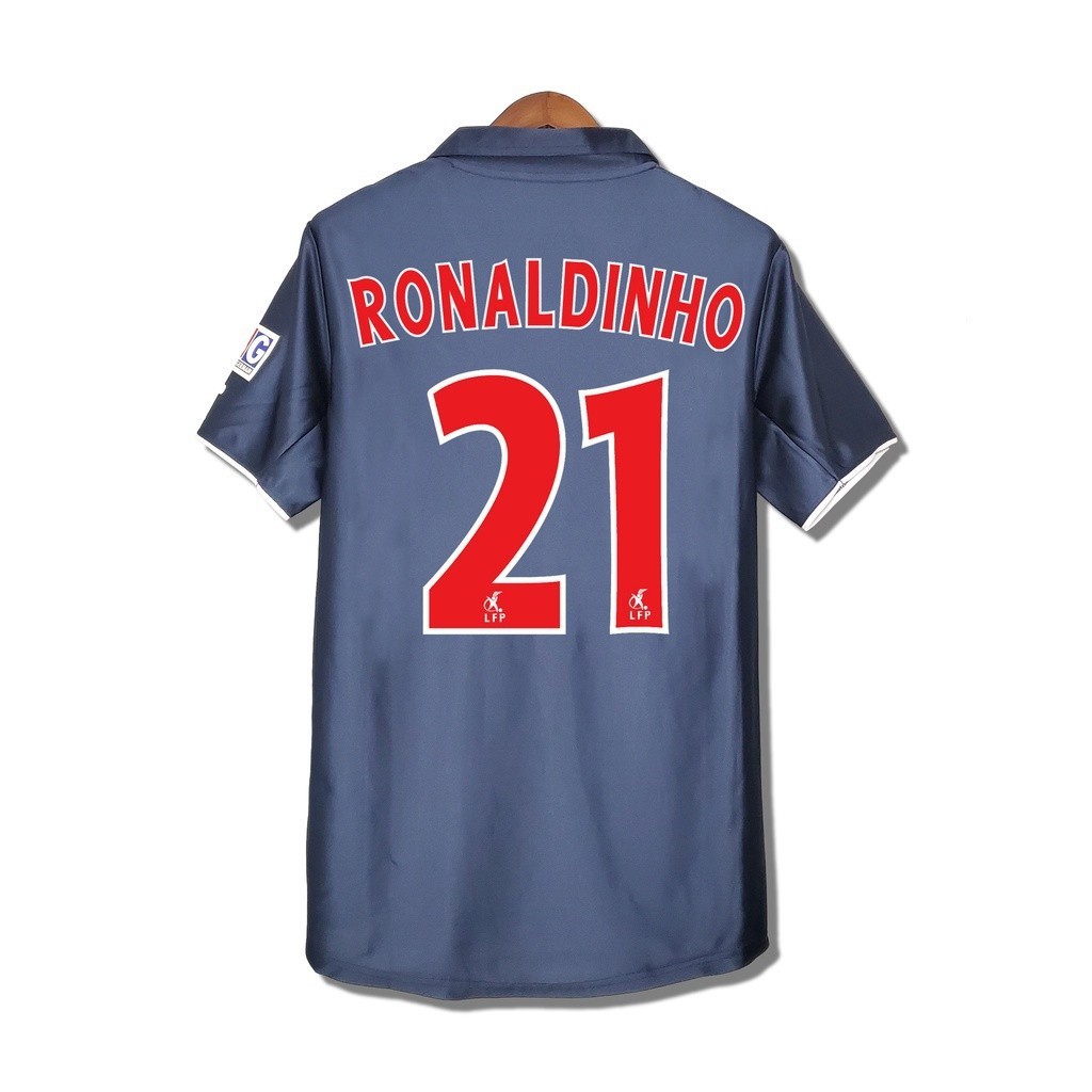 Psg 01 02 Paris Retro Camiseta De Futbol De Alta Calidad Shopee Chile