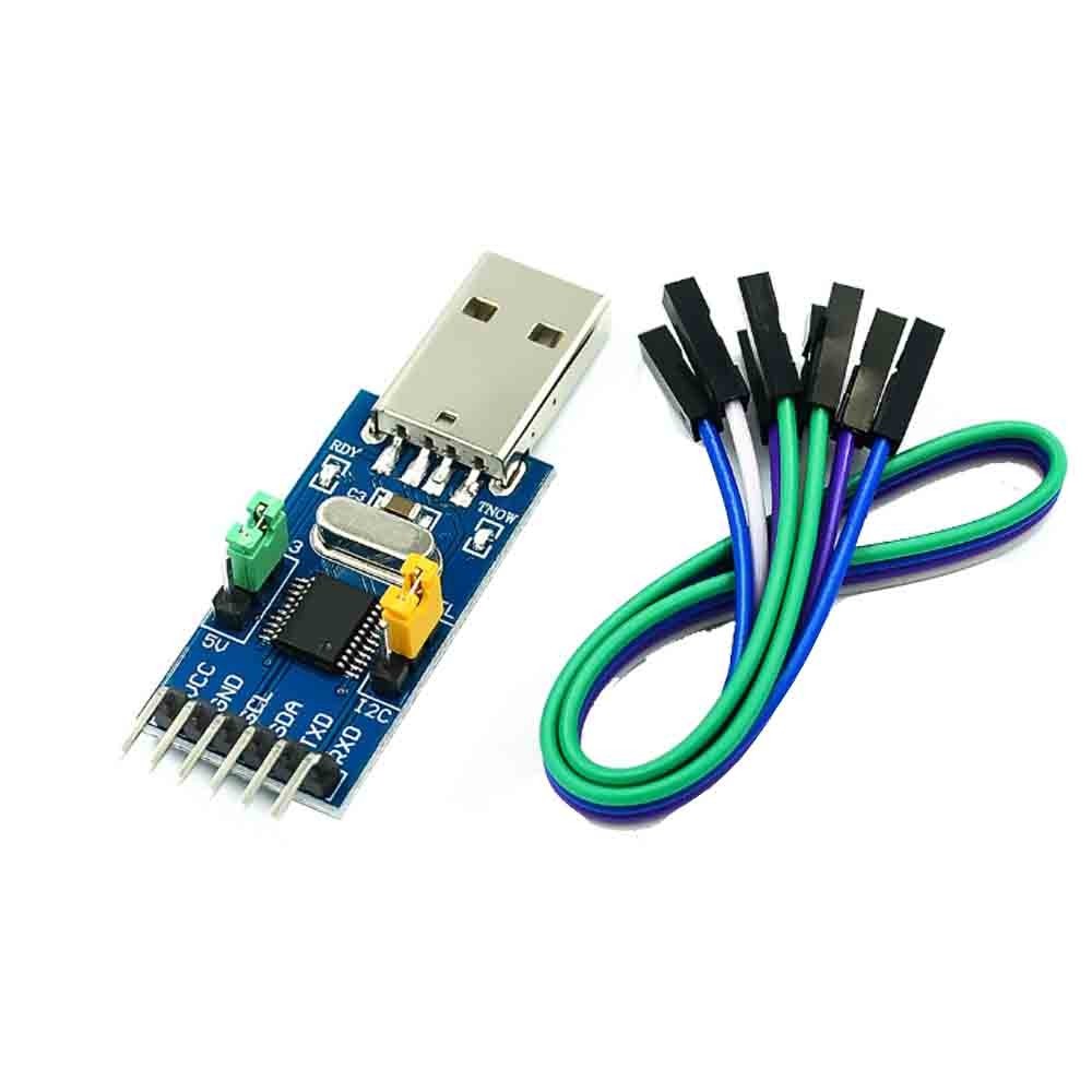 CH341T 2-En-1 Módulo USB A I2C IIC UART TTL MCU Puerto Serie ...