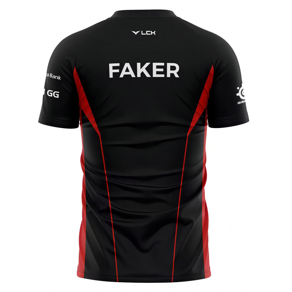 LCK 2024 T1 Uniforme Polera FAKER Keria Gumayusi Oner Zues Equipo