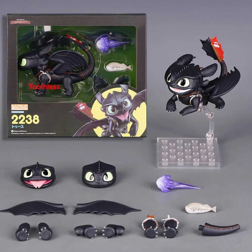 How To Train Your Dragon Animated Movie Character Toothless Action ...
