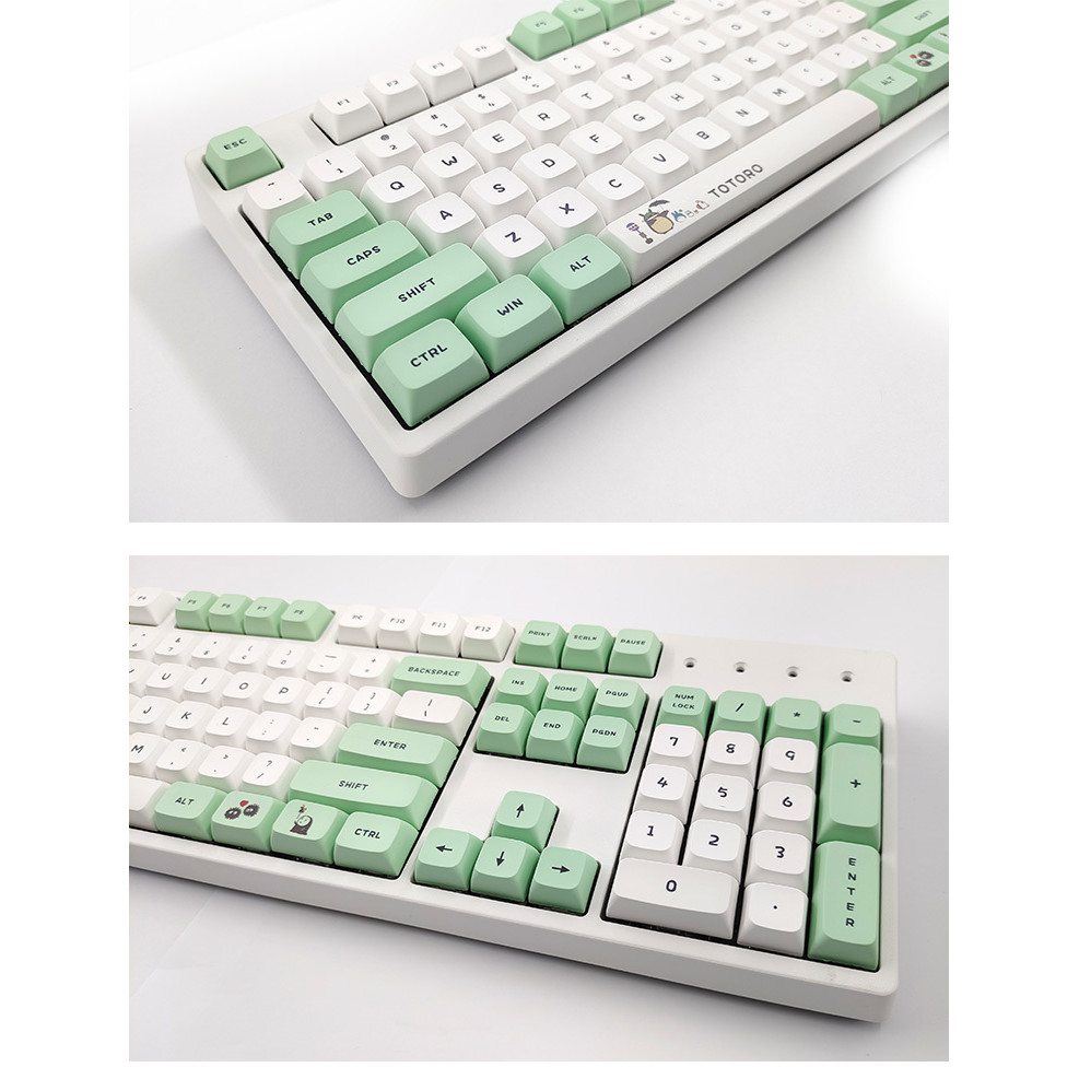Totoro keycaps MOA Profile Dye-Sub PBT Keycap Set 135 Teclas | Shopee Chile