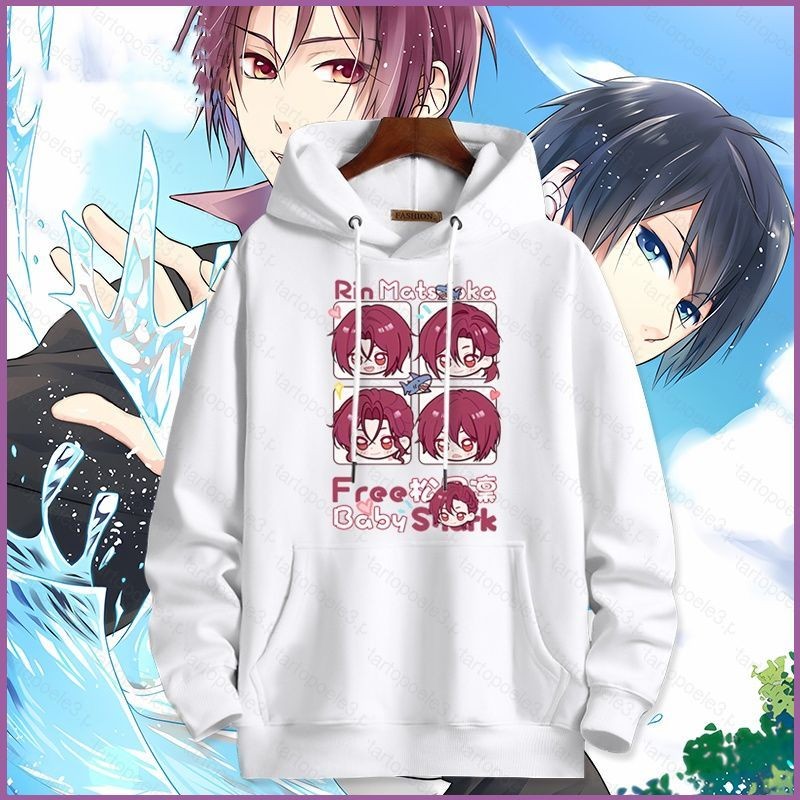 Ellen Free Haruka Nanase Rin Matsuoka Sudadera Con Capucha Anime Unisex Manga Larga Top Cosplay 3D Pullover Plus Size Shopee Chile