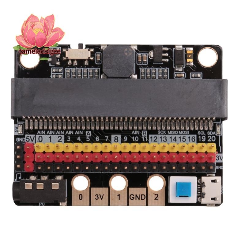 Carte D'Extension Micro:Bit IOBIT V2.0 Avec Buzzer - Shield Breakout Pour Programmation Python/Graphique Enfants - Alimentation 5V 1A - 7