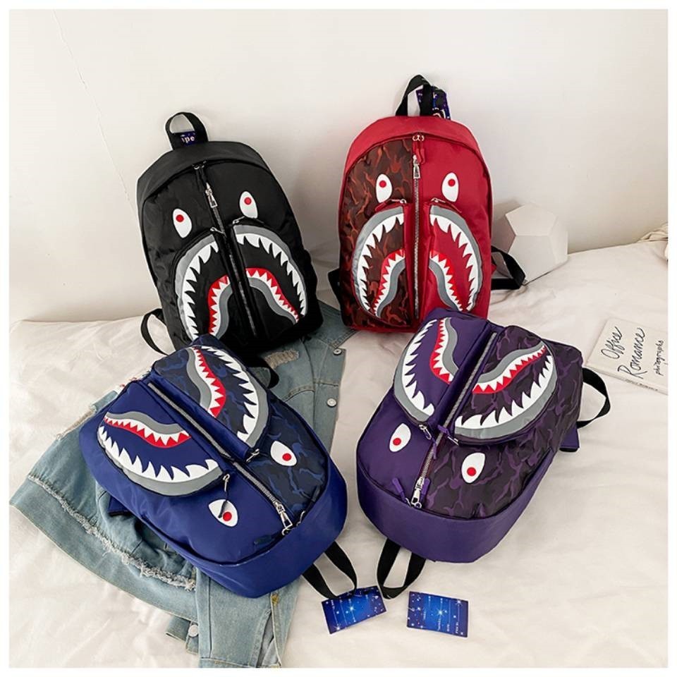 Mochila Bape Mochila De Gran Capacidad Repelente Al Agua | Shopee Chile