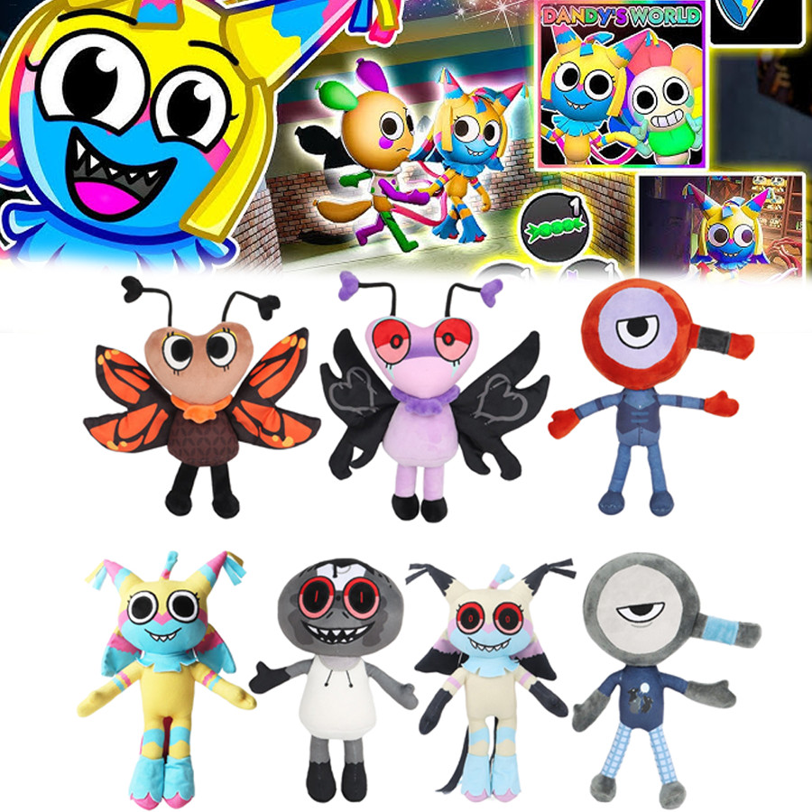 Juguete de peluche de 10 pulgadas, adorable personaje popular del juego de personajes de peluche para fanáticos, juguetes de peluche temáticos de juego de terror, almohadas, regalo coleccionable para