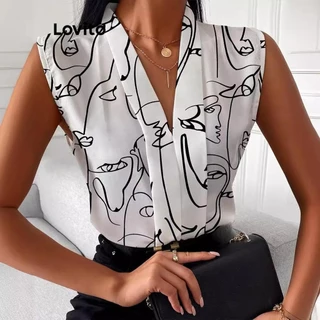 Blusas estampadas elegantes deals